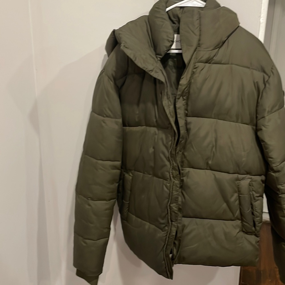 Green bubble jacket
